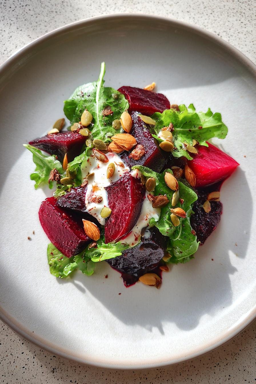 roasted beet salad