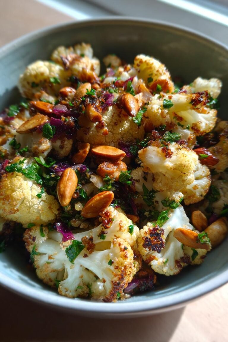 roasted cauliflower salad