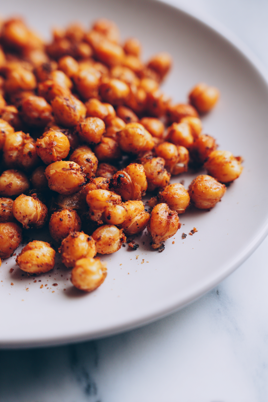 roasted chickpeas protein snack