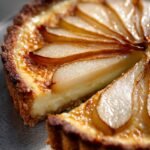 roasted pear mascarpone tart