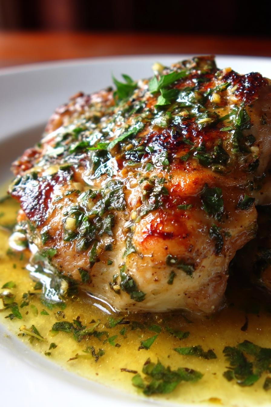 slow cooker butter herb chicken