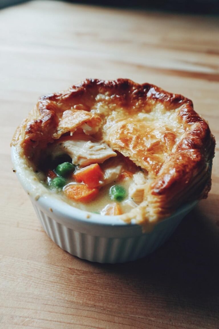 snow-day chicken pot pie