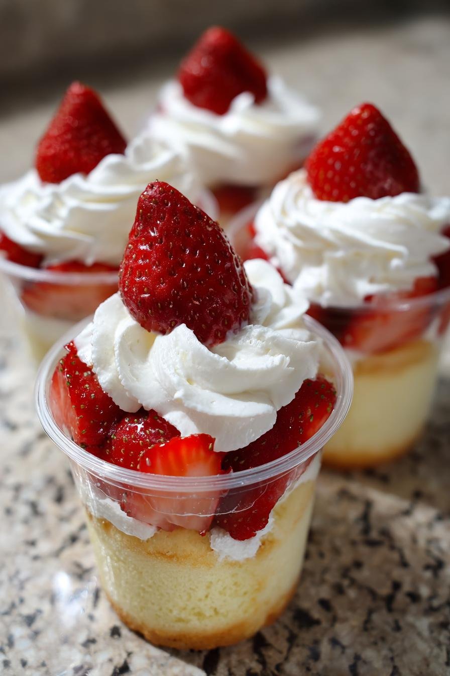 strawberry shortcake cups