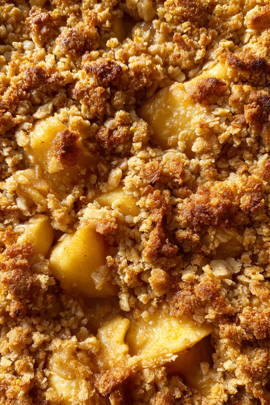 sugar free apple crumble