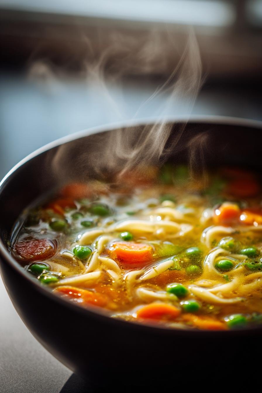 vegetable noodle soup