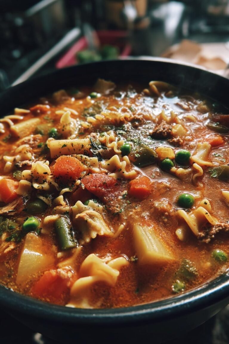 vegetarian lasagna soup