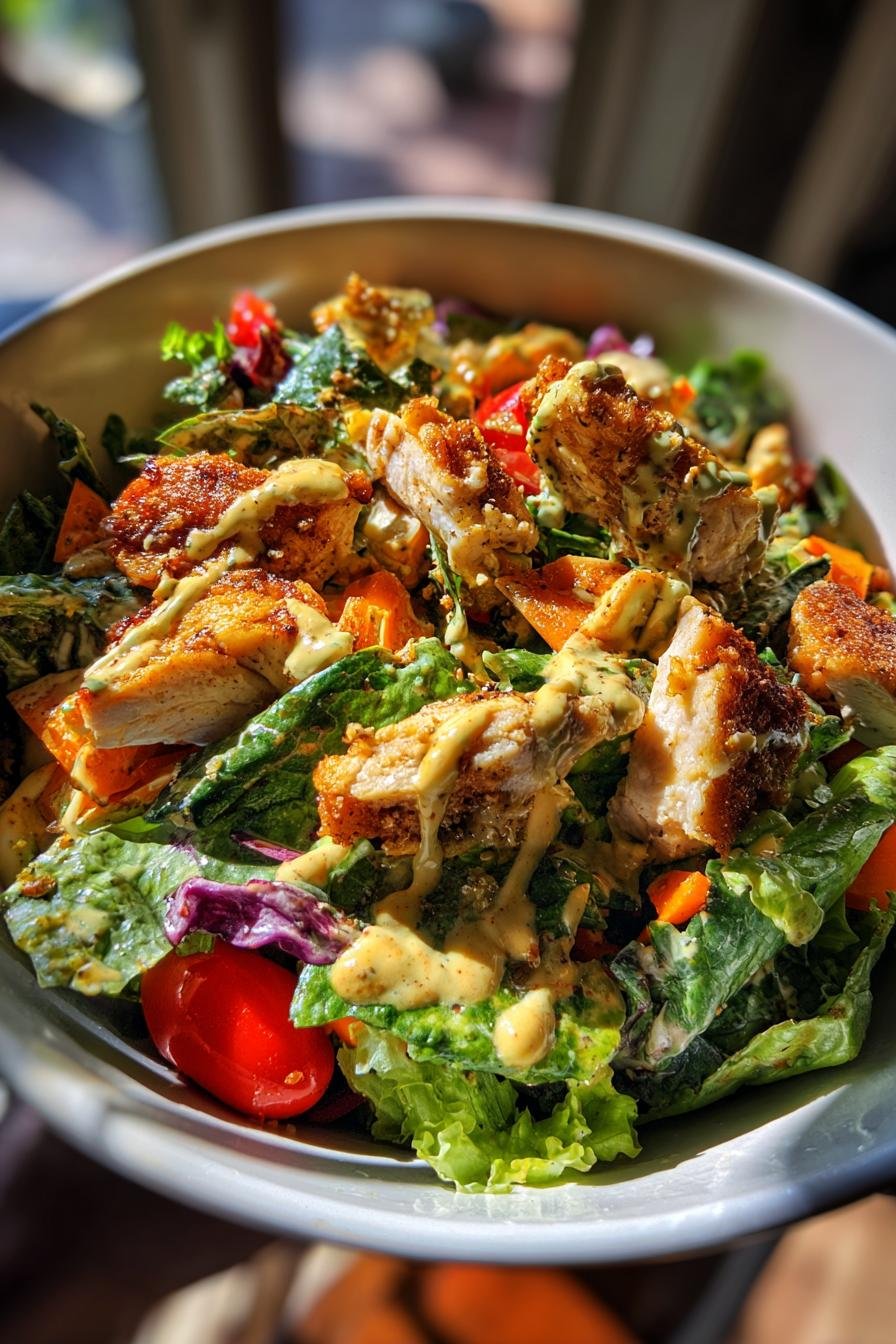 warm chicken salad
