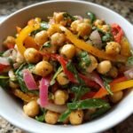 warm chickpea salad