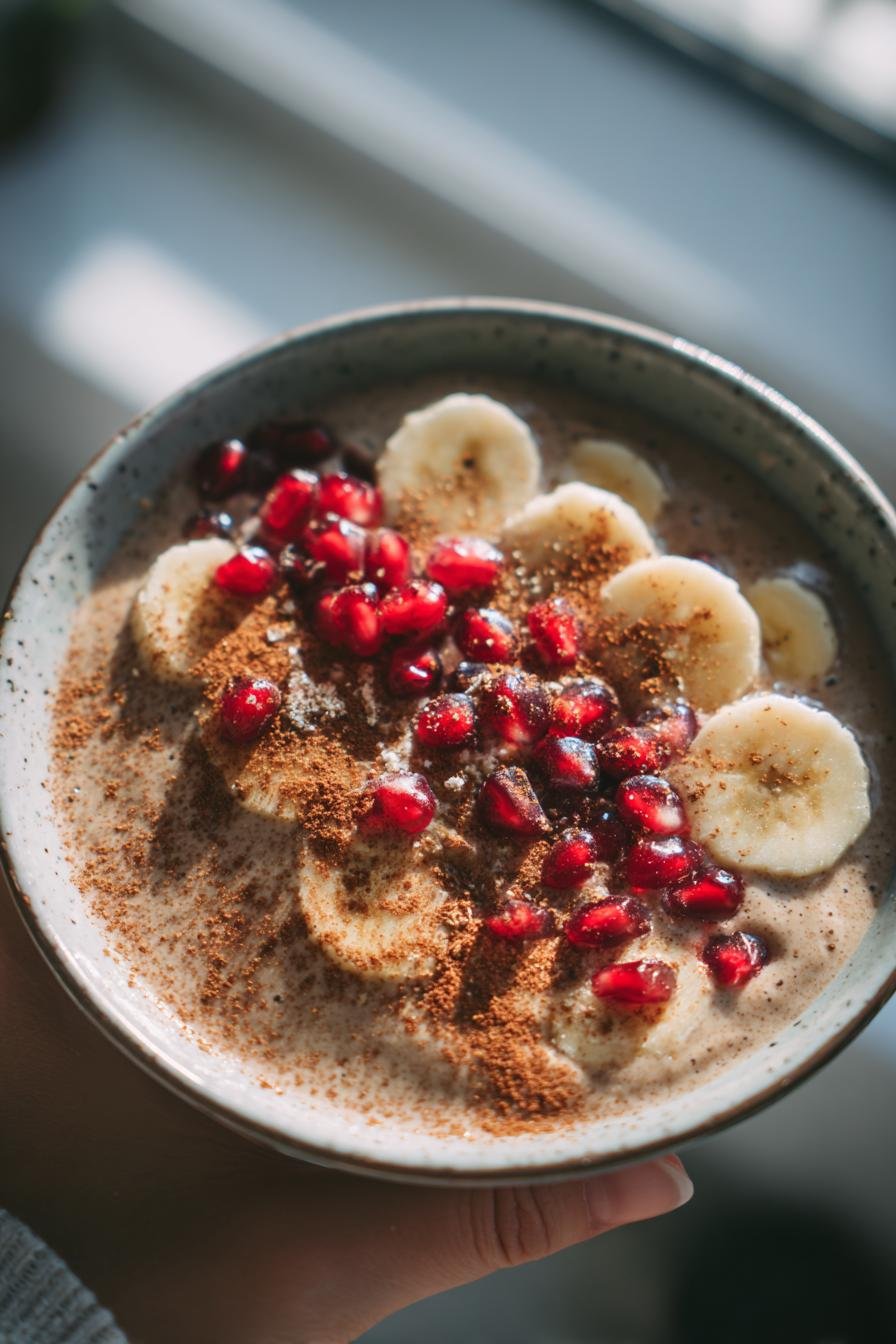 winter spice smoothie bowl