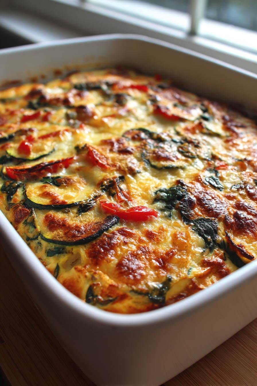 winter veggie parmesan bake